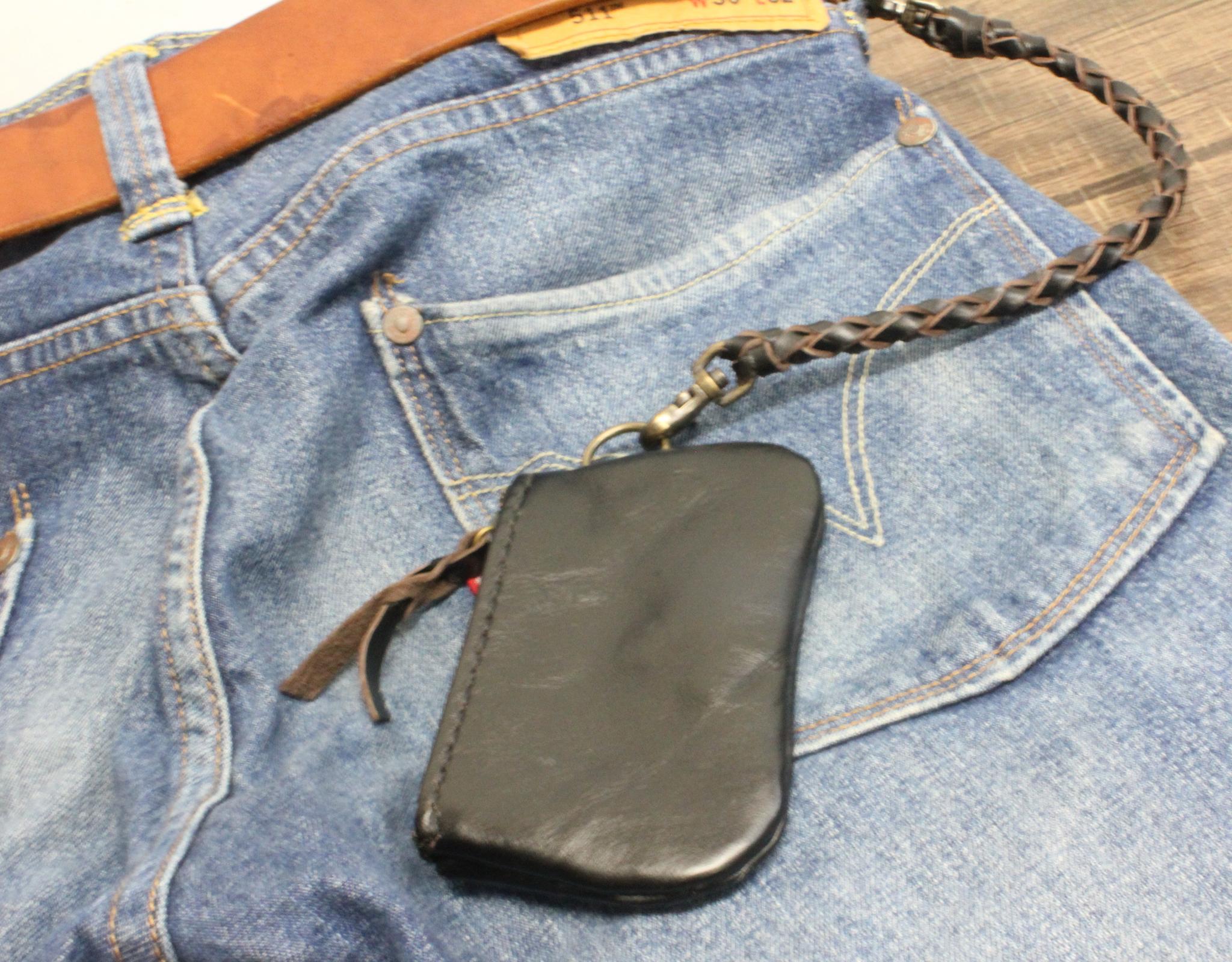馬革コインケース　ロープ付き　【在庫品】 | 7枚目