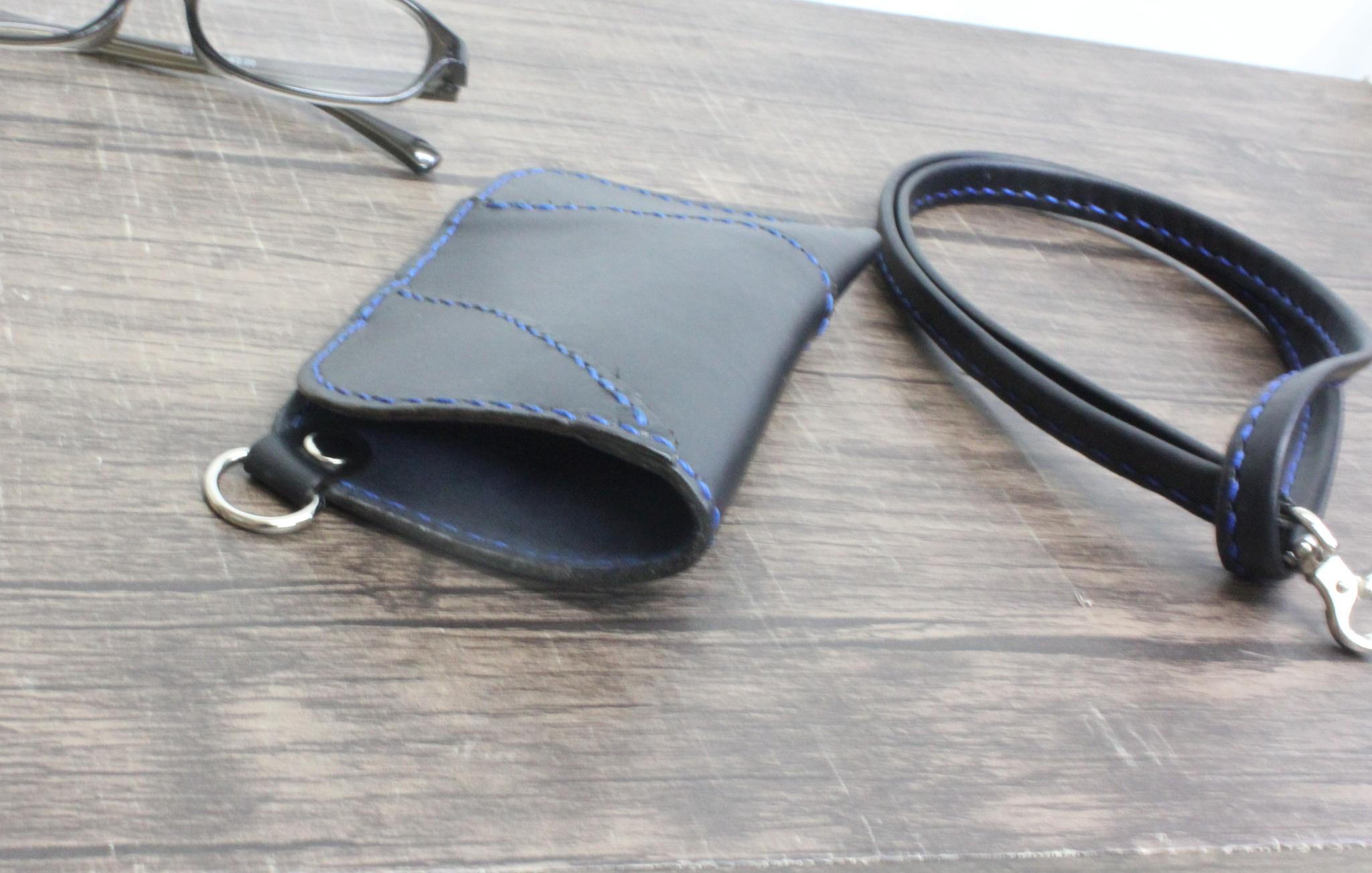 イタリアンレザー使用　ネックストラップ付メガネケース　【在庫品】 | 7枚目