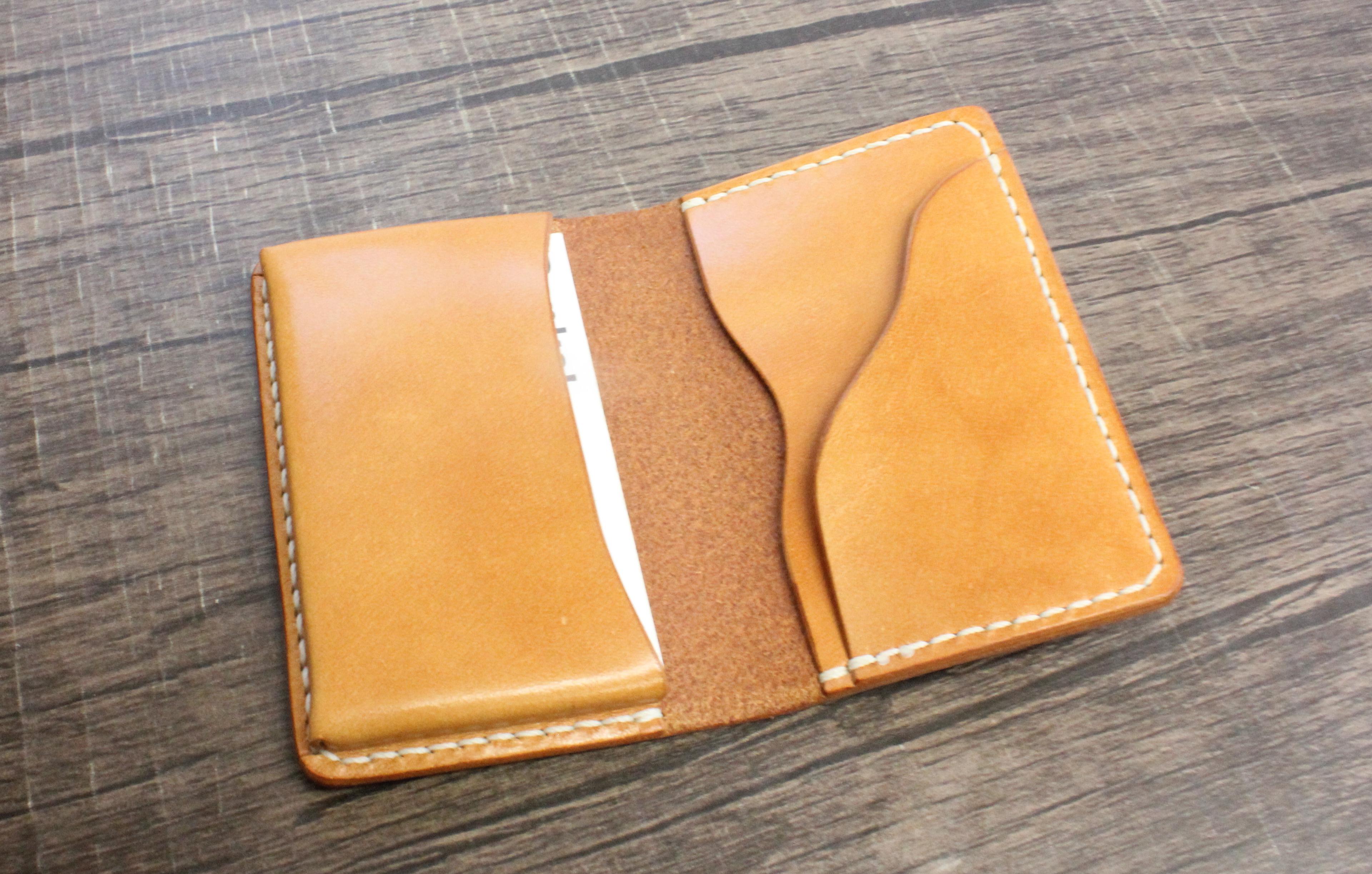 【昭南サドルレザー使用】シンプルカードケース【在庫品・ワケあり】1枚目の画像