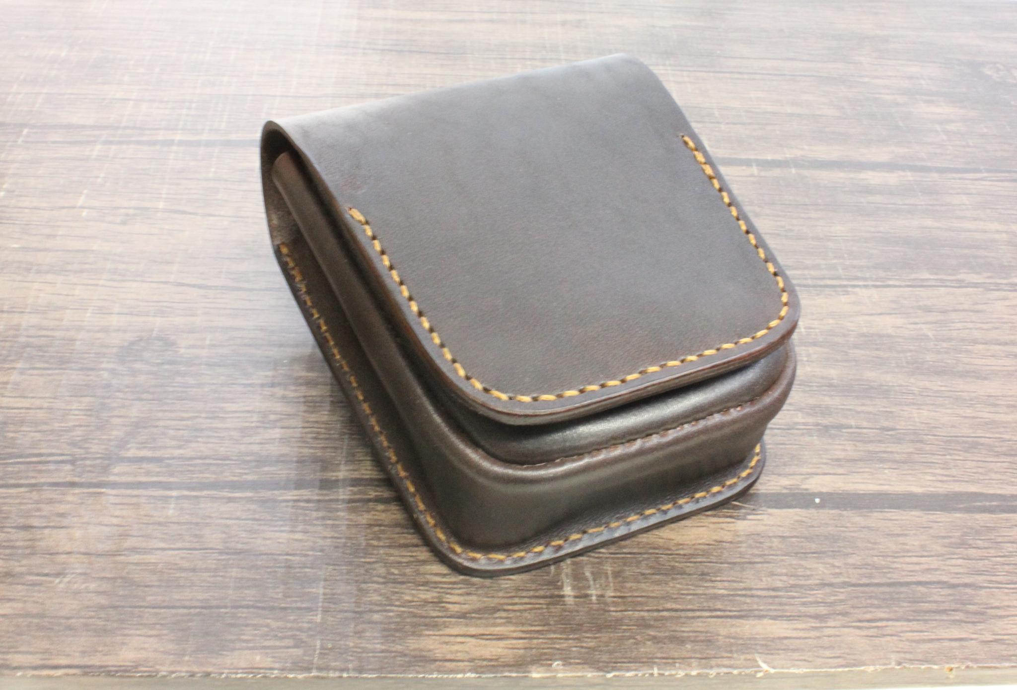 【牛革・手染め】ベルトポーチ【在庫品・ワケあり】 | 2枚目