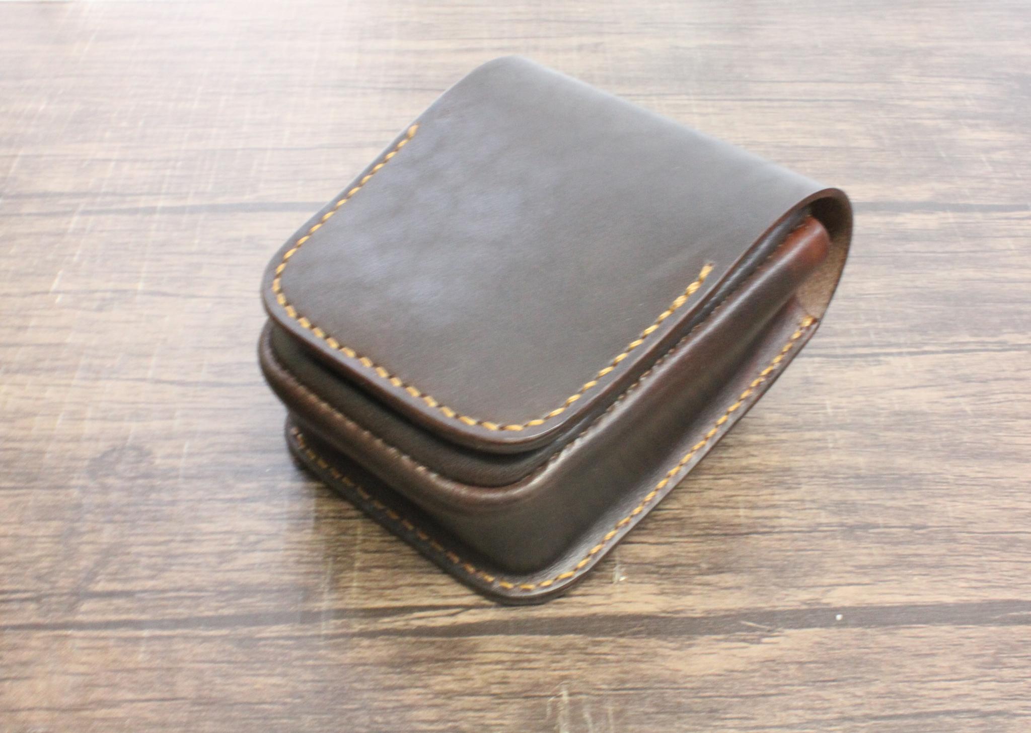 【牛革・手染め】ベルトポーチ【在庫品・ワケあり】 | 3枚目