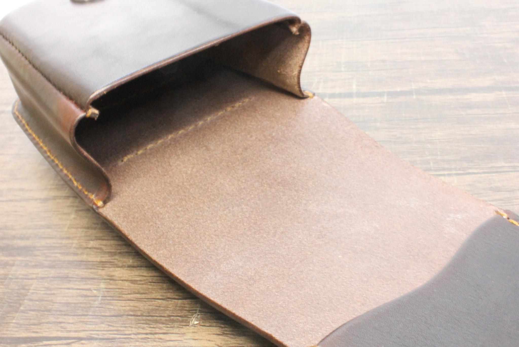 【牛革・手染め】ベルトポーチ【在庫品・ワケあり】 | 9枚目