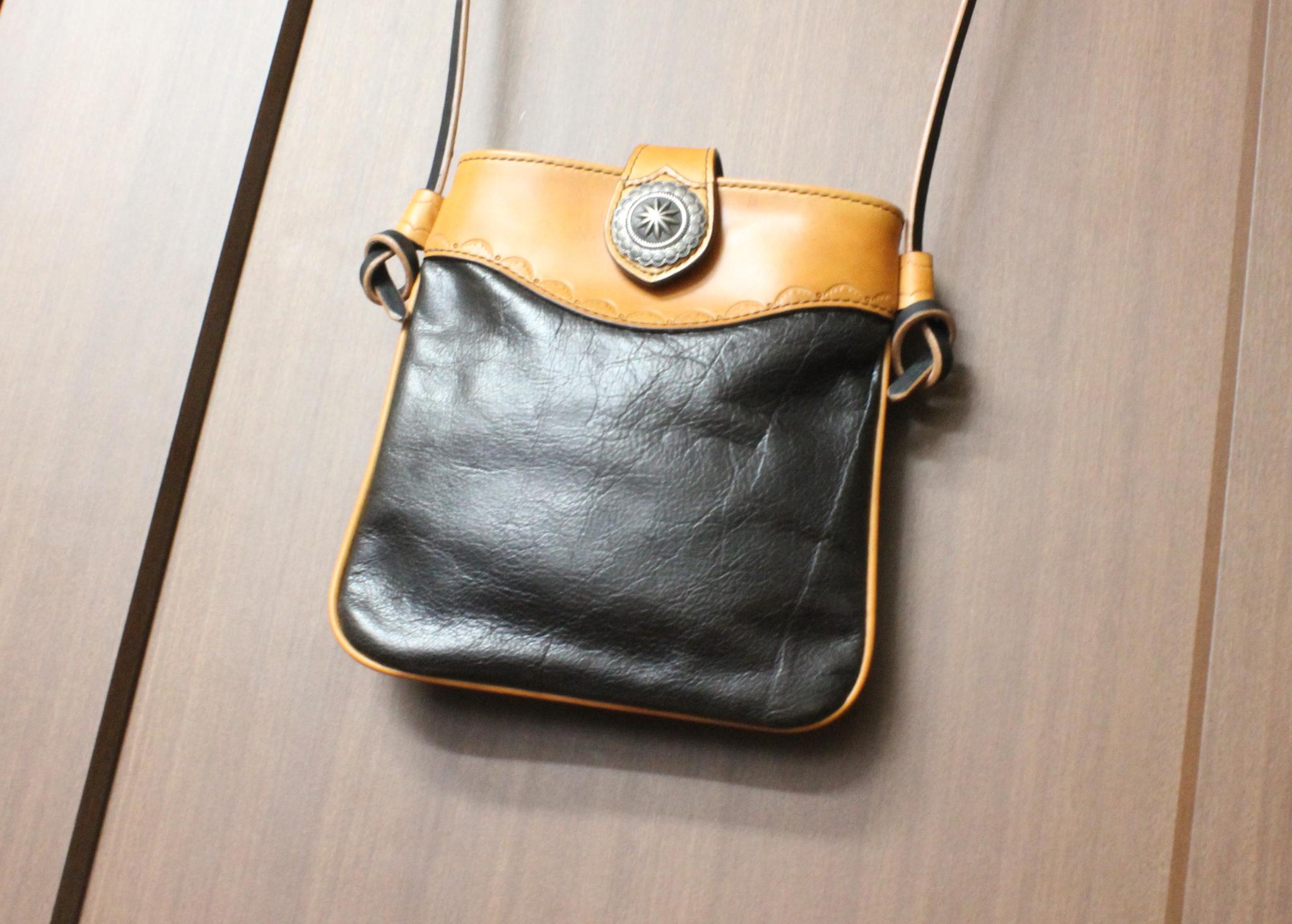 【イタリアンバッファロー使用】コンチョショルダーバッグ【在庫品・ワケあり】 | 9枚目